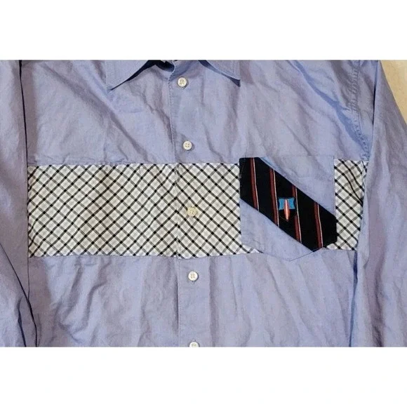 ROBERT GRAHAM FLIP CUFF MENS COTTON BUTTON DOWN SIZE XL - Picture 7 of 10